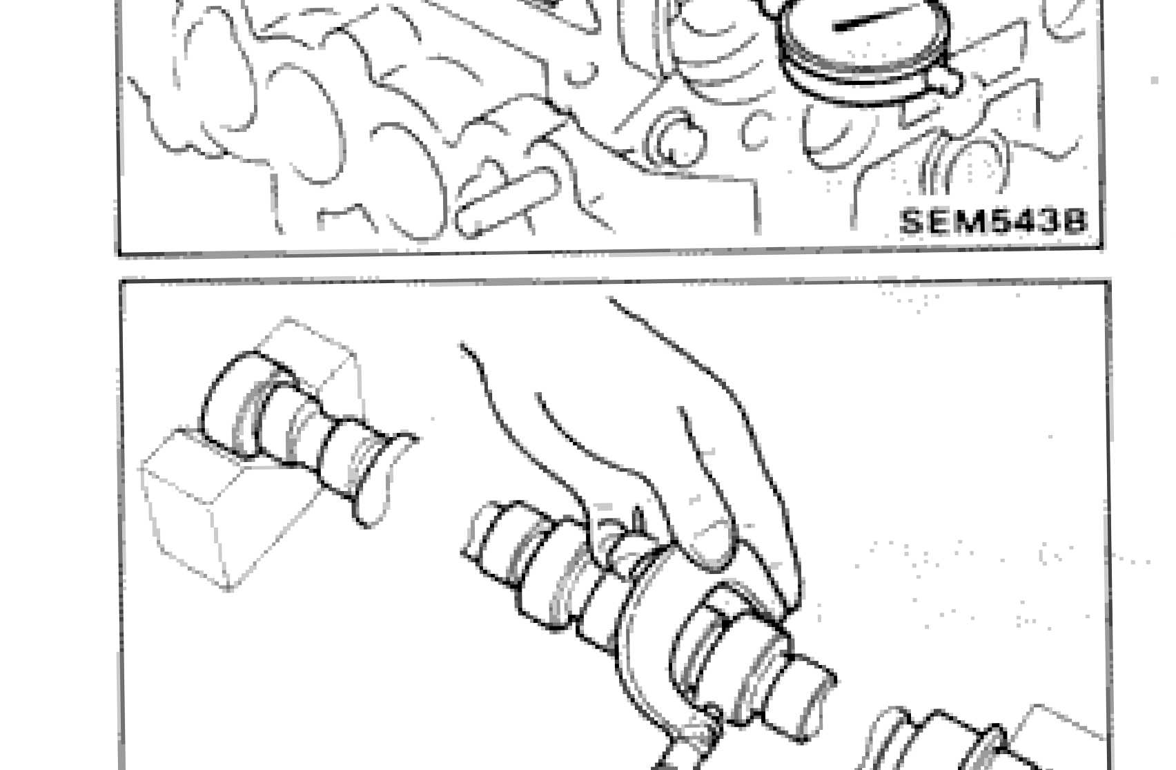 Measuring outer diameter of camshaft journal with a micrometer