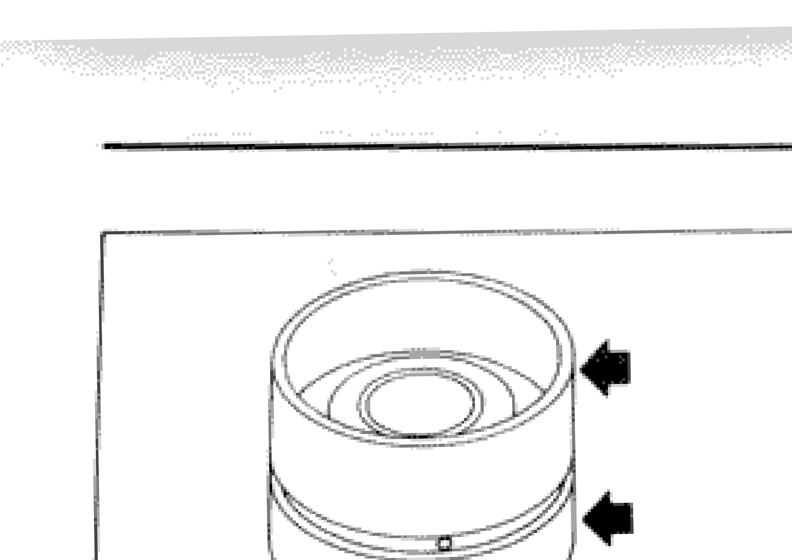 Hydraulic valve lifter showing contact and sliding surfaces with arrows indicating inspection areas
