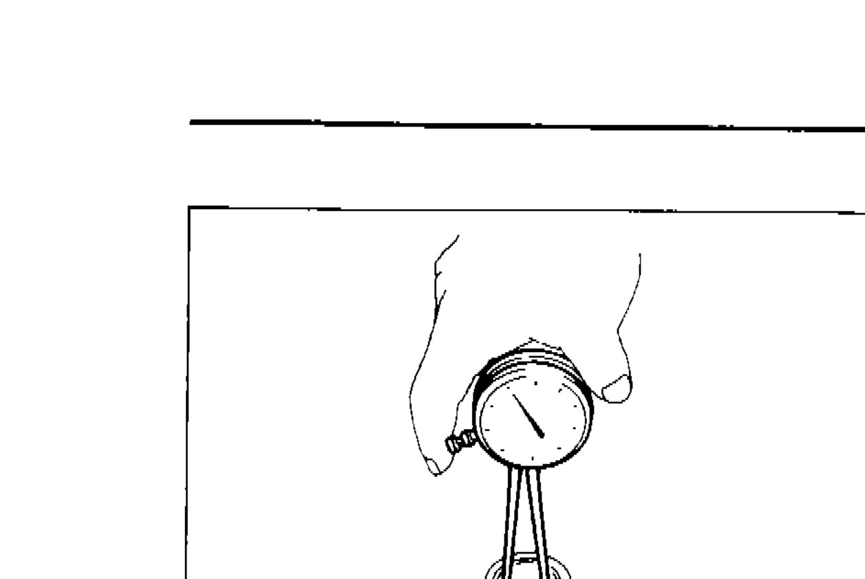 Dial gauge / bore gauge measuring inner diameter of connecting rod small end bushing