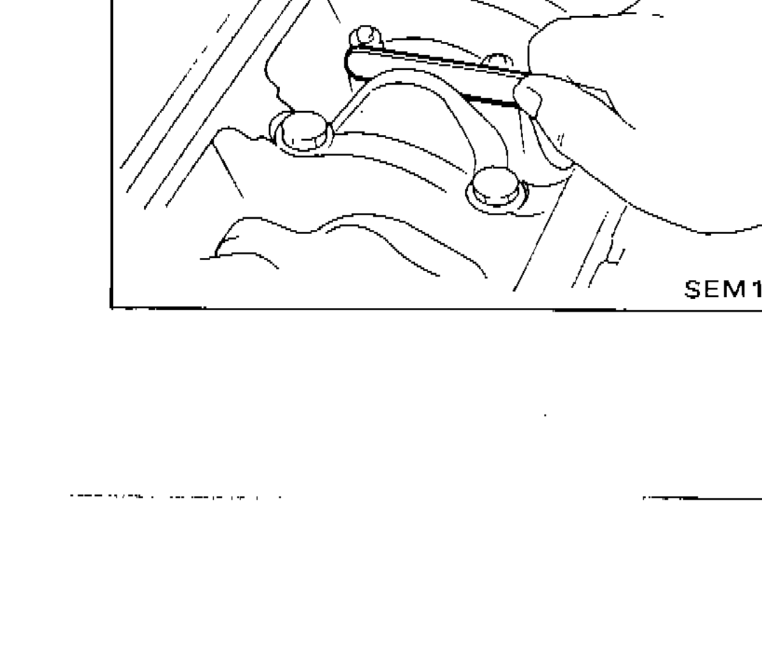 Measuring connecting rod side clearance