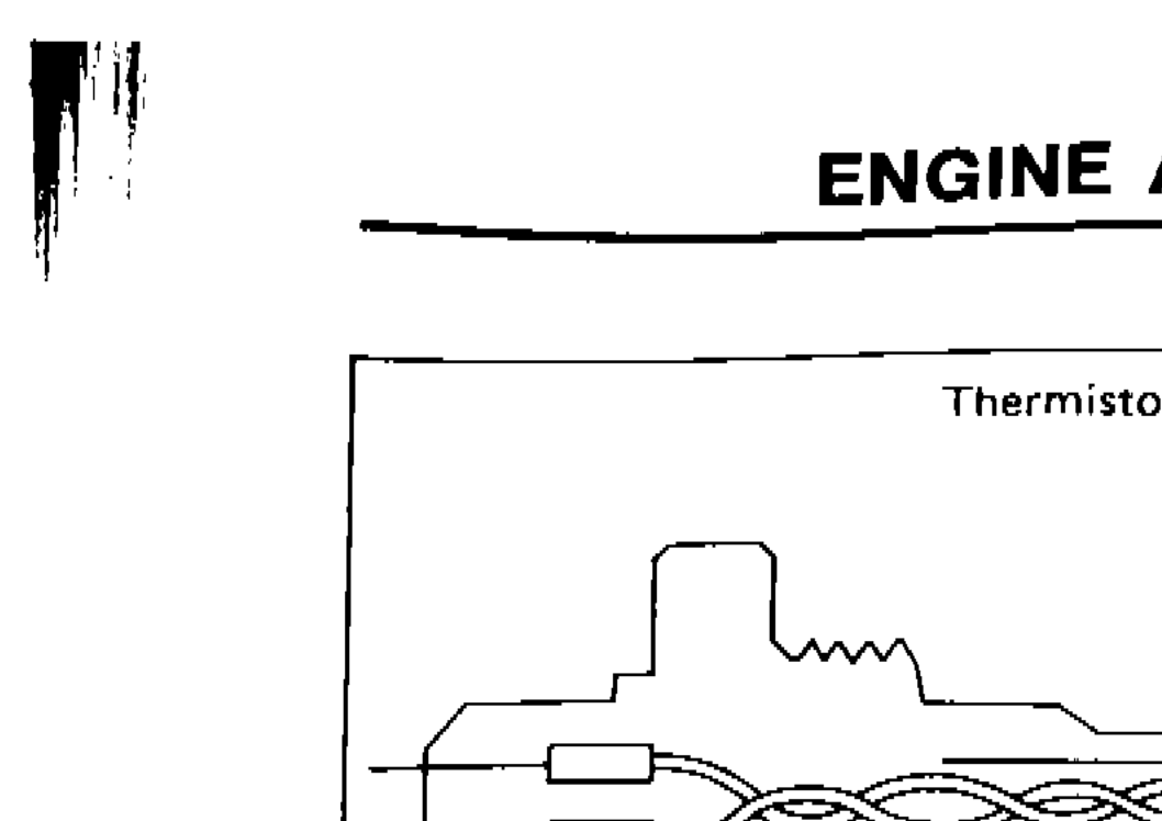 Engine Temperature Sensor cross-section showing thermistor element