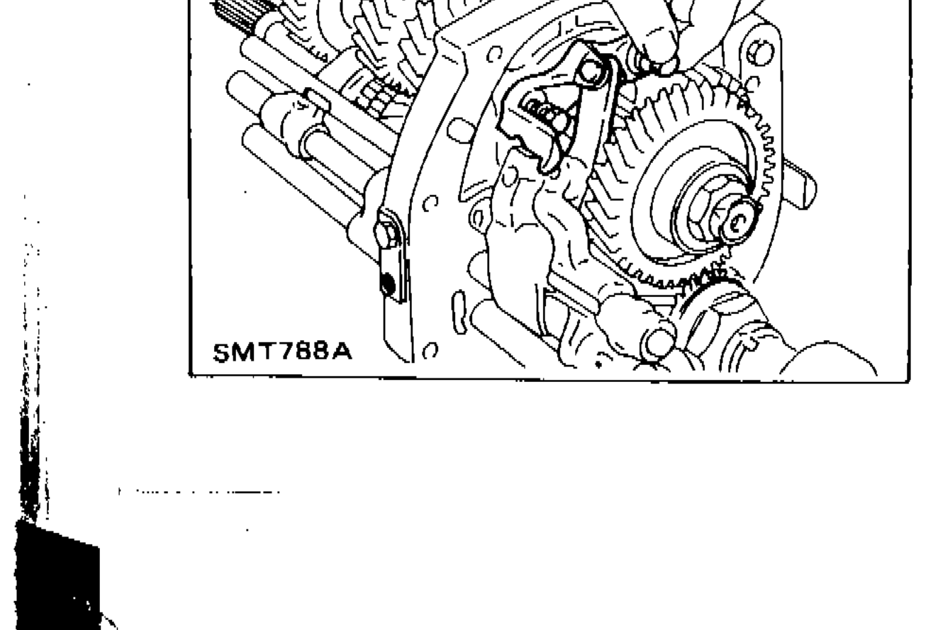 Installing lever bracket securing bolt