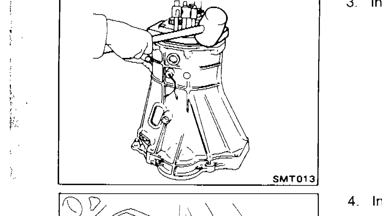 Gear assembly being installed onto transmission case