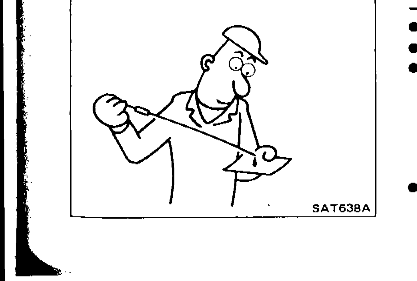 Illustration of technician performing road test